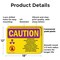 Signmission Radiation & Laser Sign, 12 in H x 18 in W, Plastic, Rectangle OS-2PACK-CR-P-1218-L-10157 - alternate 5